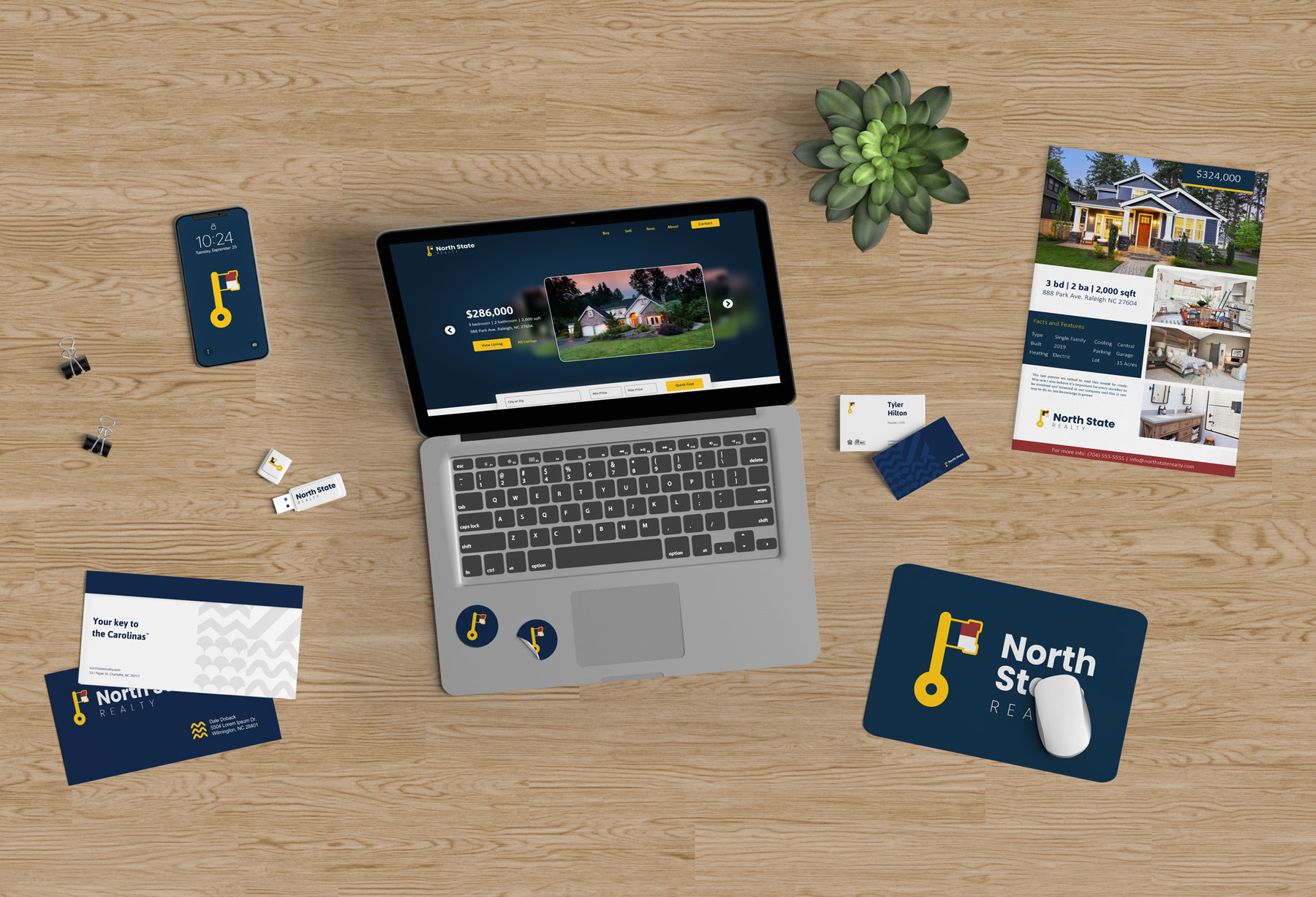 Case Study mockup